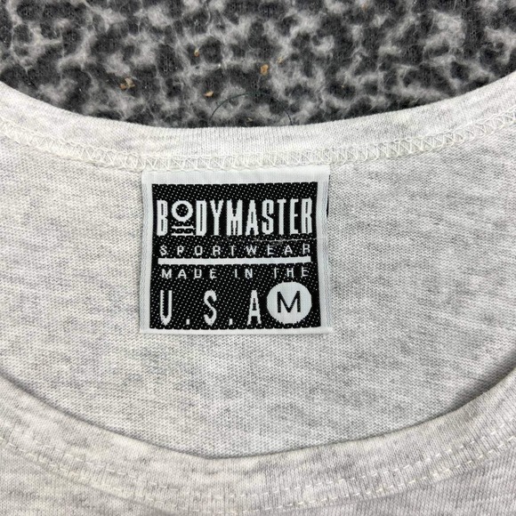 Vintage Virginia City Silver Run Shirt Men Medium Gray Bodymaster Deadstock New - Picture 3 of 6